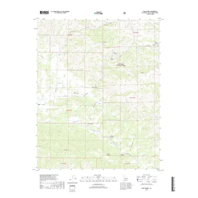 2018 Map of Pozo Summit, 2018 Print