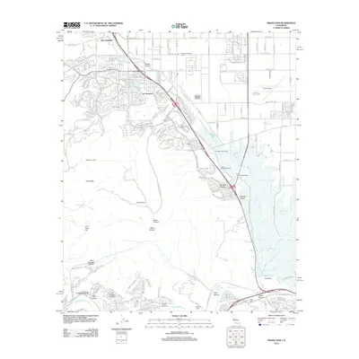 2012 Map of Prado Dam, 2012 Print