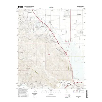 2015 Map of Prado Dam, 2015 Print