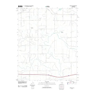 2010 Map of Prague NE, 2010 Print