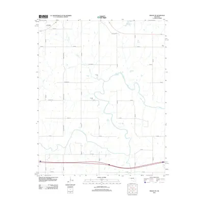 2012 Map of Prague NE, 2012 Print