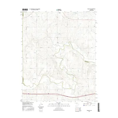 2016 Map of Prague NE, 2016 Print