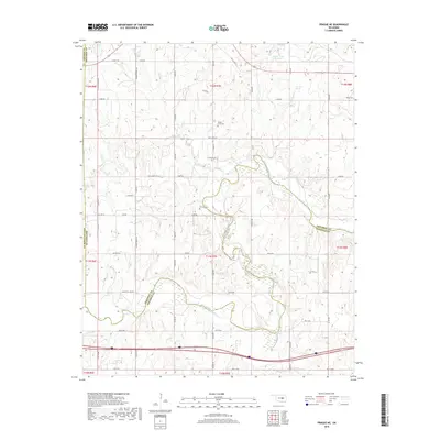 2018 Map of Prague NE, 2018 Print