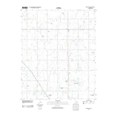 2010 Map of Prague SW, 2010 Print