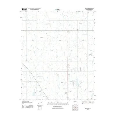 2012 Map of Prague SW, 2012 Print