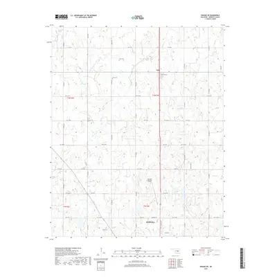 2018 Map of Prague SW, 2018 Print
