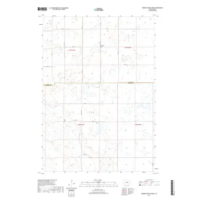2017 Map of Prairie Center School, 2017 Print