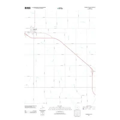 2013 Map of Prairie City, 2013 Print