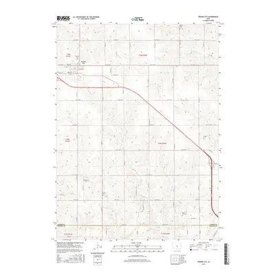 2015 Map of Prairie City, 2015 Print