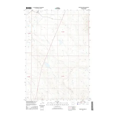 2017 Map of Prairie Dog Creek, 2017 Print