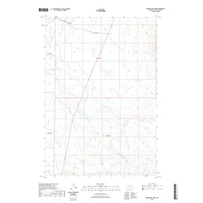 2020 Map of Prairie Dog Creek, 2020 Print