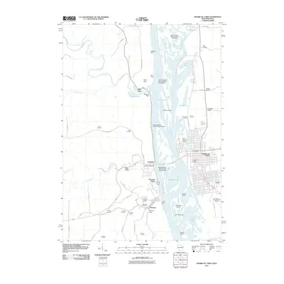 2010 Map of Prairie du Chien, 2010 Print