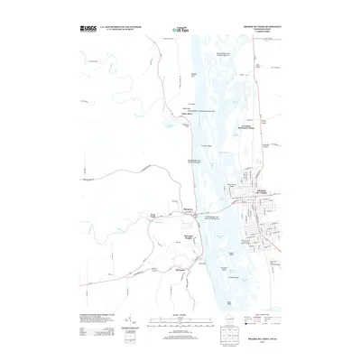 2013 Map of Prairie du Chien, 2013 Print