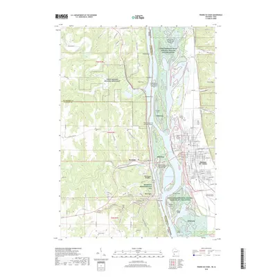 2018 Map of Prairie du Chien, 2018 Print
