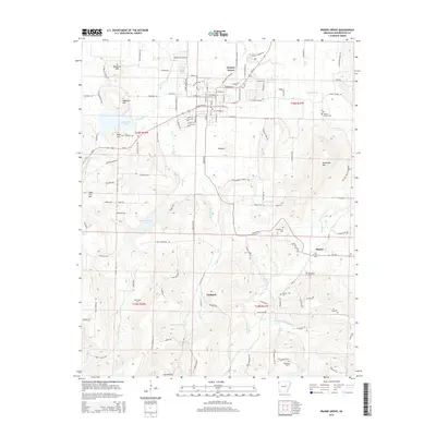 2014 Map of Prairie Grove, 2014 Print