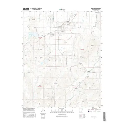 2017 Map of Prairie Grove, 2017 Print