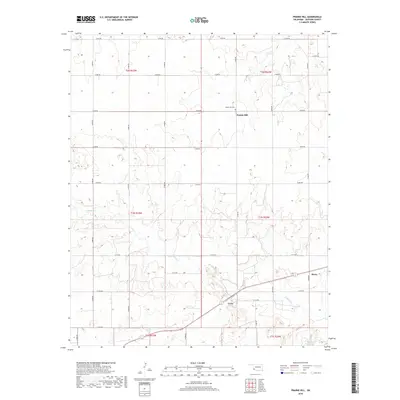 2018 Map of Prairie Hill, 2018 Print