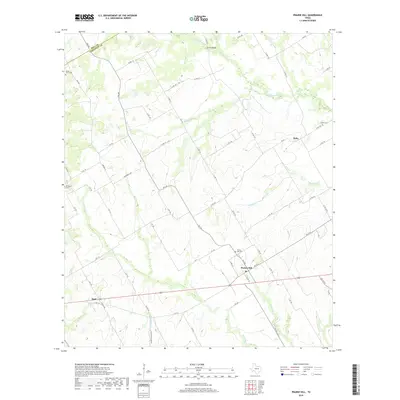 2019 Map of Prairie Hill, 2019 Print