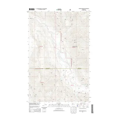 2014 Map of Prairie Mountain, 2014 Print