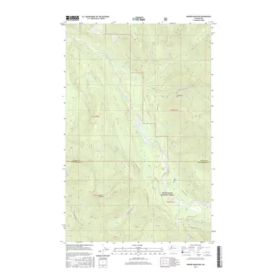 2017 Map of Prairie Mountain, 2017 Print