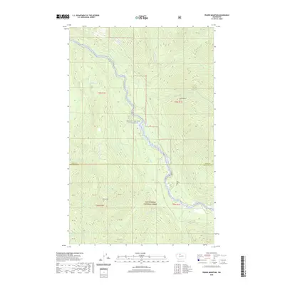 2020 Map of Prairie Mountain, 2020 Print