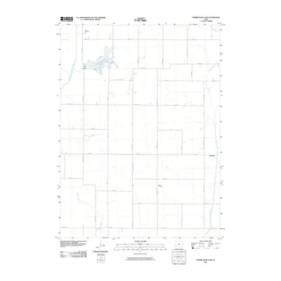 2010 Map of Prairie Rose Lake, 2010 Print