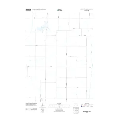 2013 Map of Prairie Rose Lake, 2013 Print