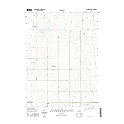 2015 Map of Prairie Rose Lake, 2015 Print
