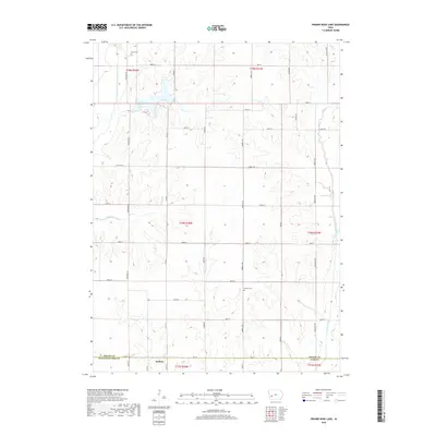 2018 Map of Prairie Rose Lake, 2018 Print