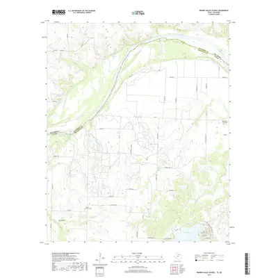 2019 Map of Prairie Valley School, 2019 Print