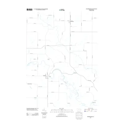 2013 Map of Prairieburg, 2013 Print
