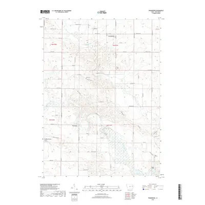 2018 Map of Prairieburg, 2018 Print