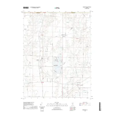 2018 Map of Prairietown, 2018 Print