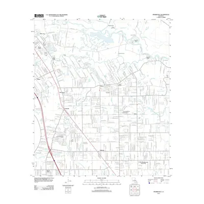 2012 Map of Prairieville, 2012 Print