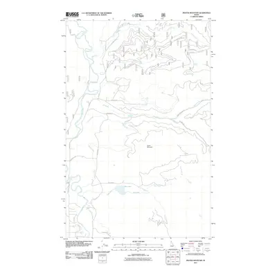 2011 Map of Prater Mountain, 2011 Print