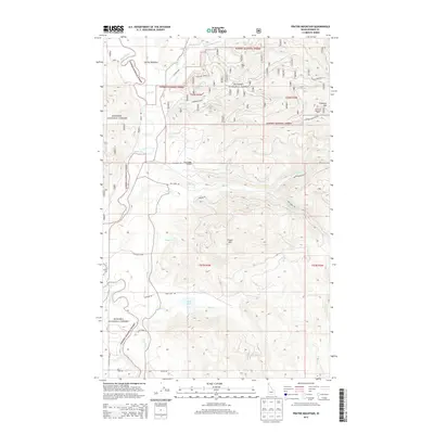 2013 Map of Prater Mountain, 2013 Print