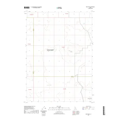2020 Map of Pratt Butte, 2020 Print