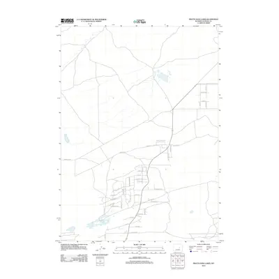 2012 Map of Pratts Soda Lakes, 2012 Print