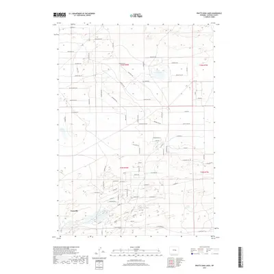 2017 Map of Pratts Soda Lakes, 2017 Print