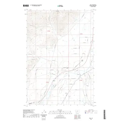 2020 Map of Pray, 2020 Print