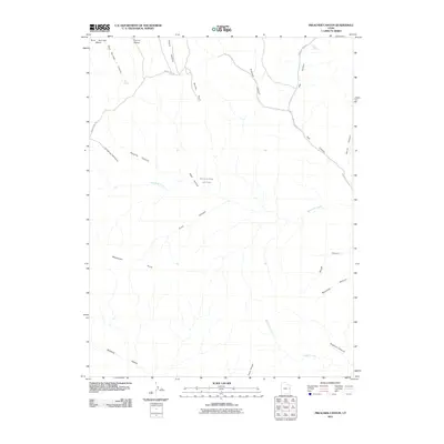 2011 Map of Preacher Canyon, 2011 Print
