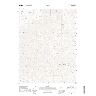 2020 Map of Preacher Canyon, 2020 Print