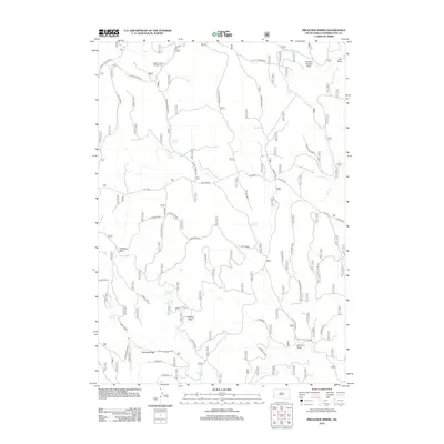 2012 Map of Preacher Spring, 2012 Print