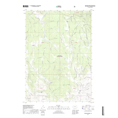 2017 Map of Preacher Spring, 2017 Print