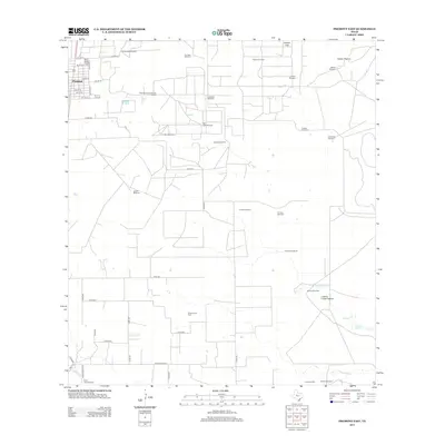2013 Map of Premont East, 2013 Print