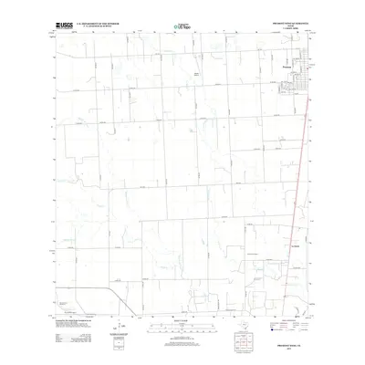 2013 Map of Premont West, 2013 Print
