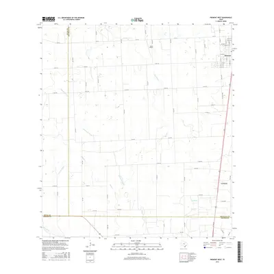 2016 Map of Premont West, 2016 Print
