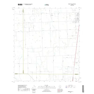 2019 Map of Premont West, 2019 Print