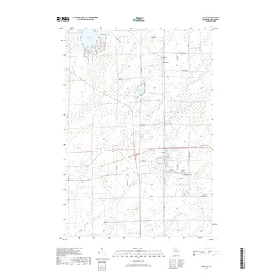 2018 Map of Prentice, 2018 Print