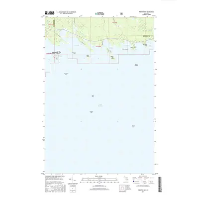 2017 Map of Prentiss Bay, 2017 Print